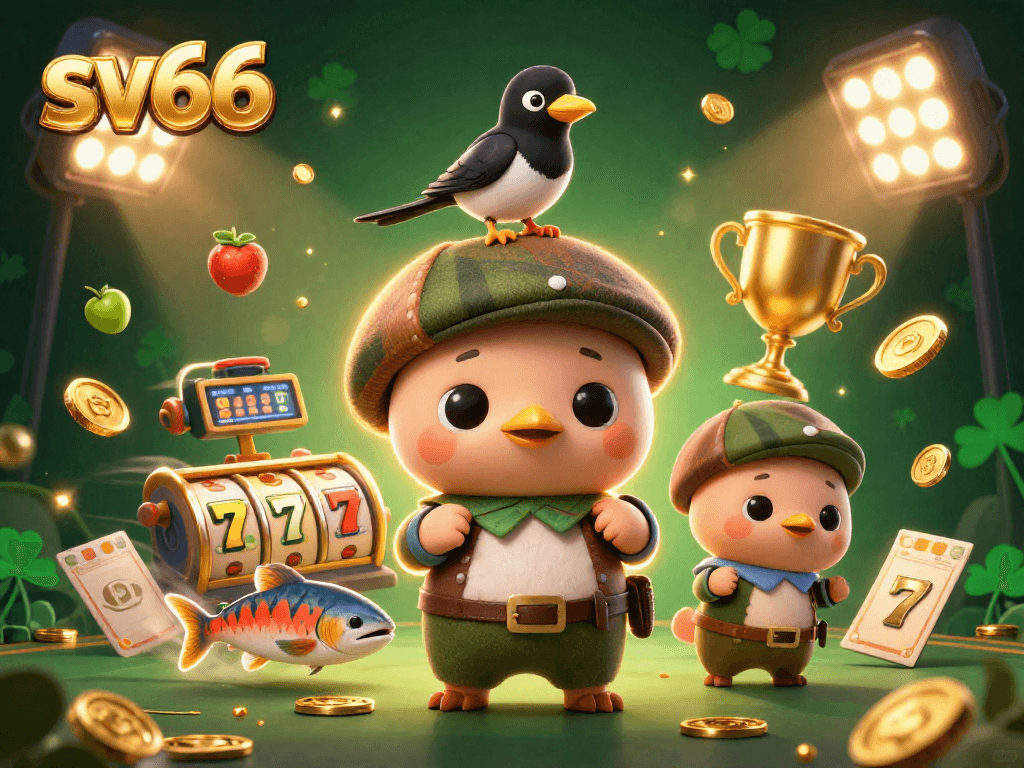Engage with exciting sv66 slot action featuring vibrant 3D characters and game elements.