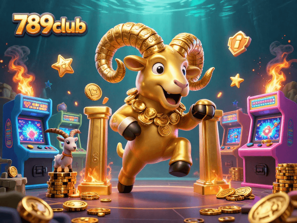 Experience the excitement of gaming at 789club with dynamic 3D imagery capturing the thrill of casino action.