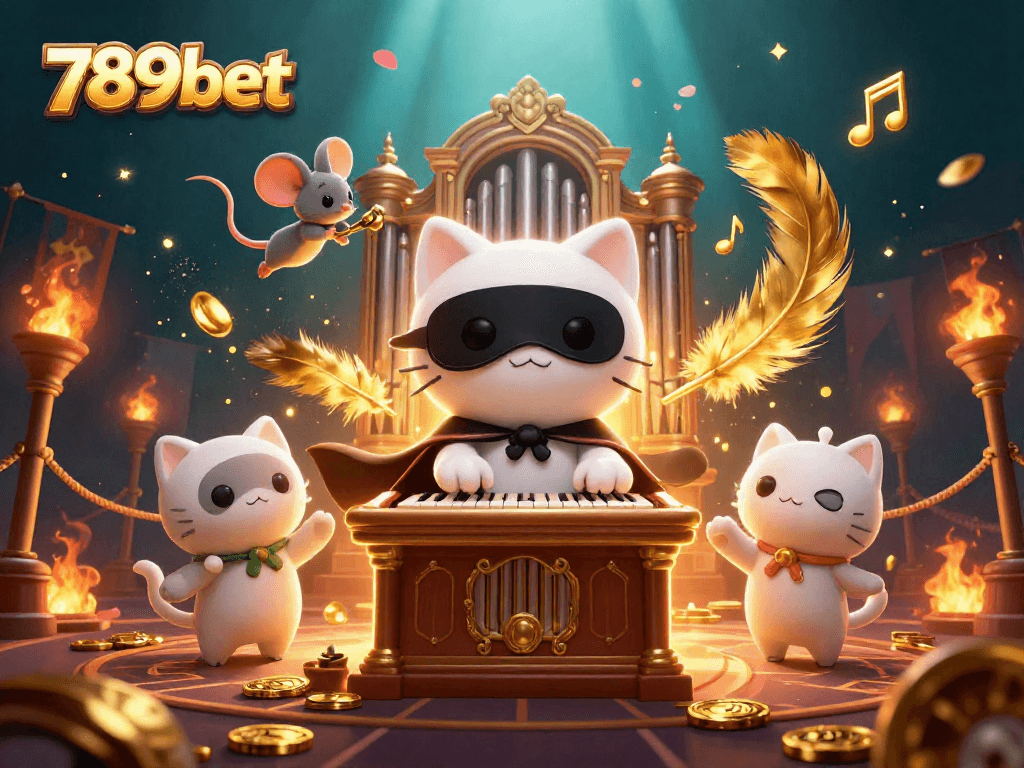 Experience exciting sports betting at 789bet with an animated casino scene featuring lively characters.
