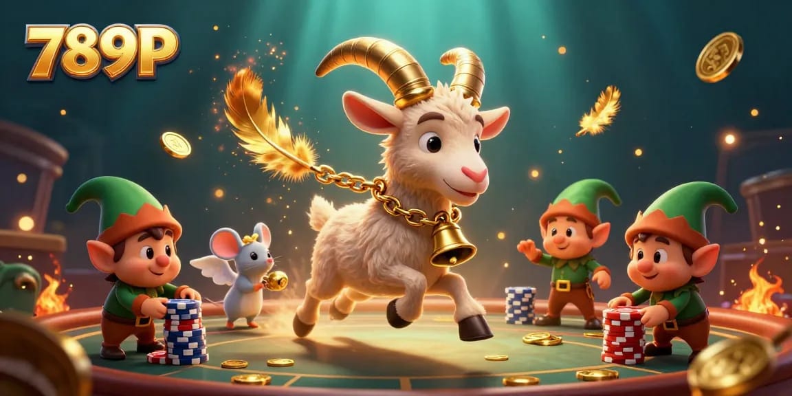 Engage in thrilling play at 789P casino as gremlins steal chips amidst lively action.
