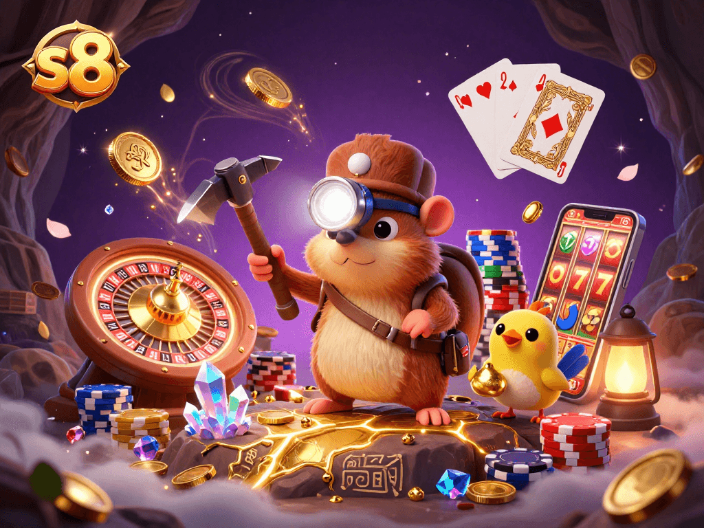 Spin the reels with s8 in a vivid casino world where treasure awaits!