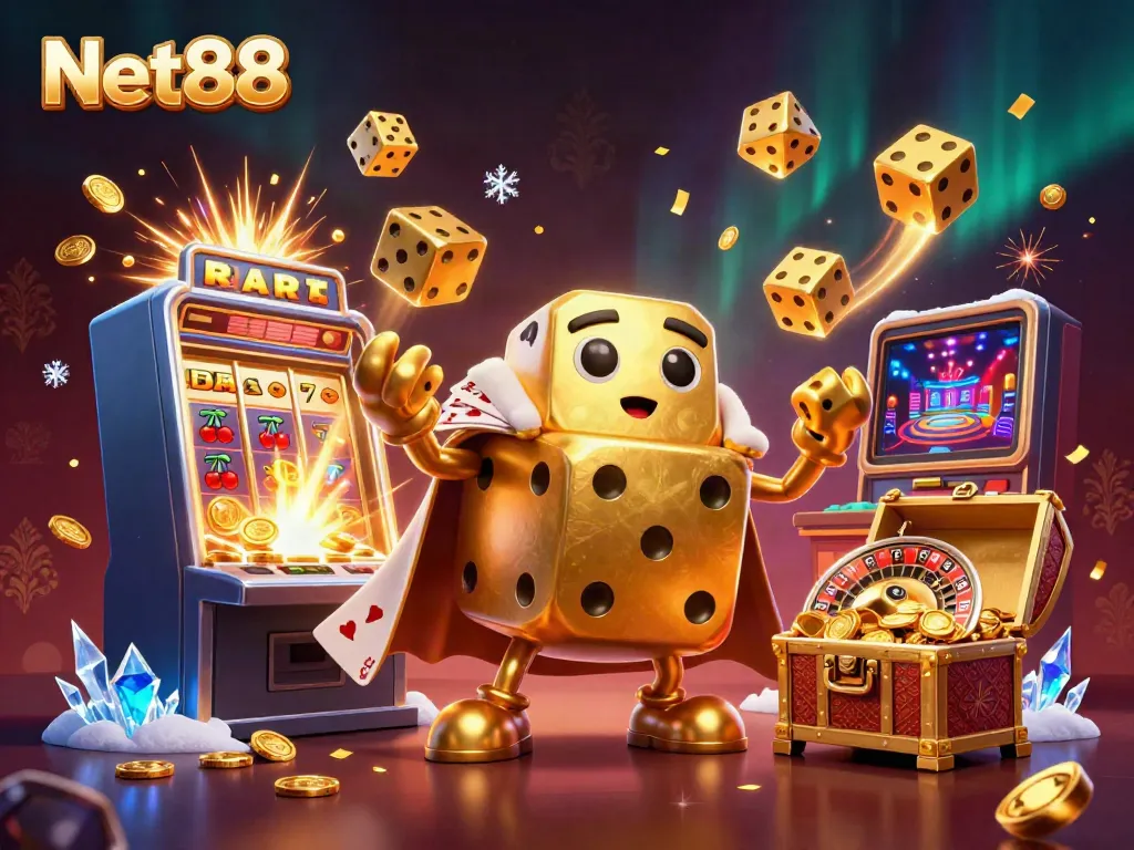 Engage with thrilling games at Net88, featuring dynamic scenes of online casino excitement.
