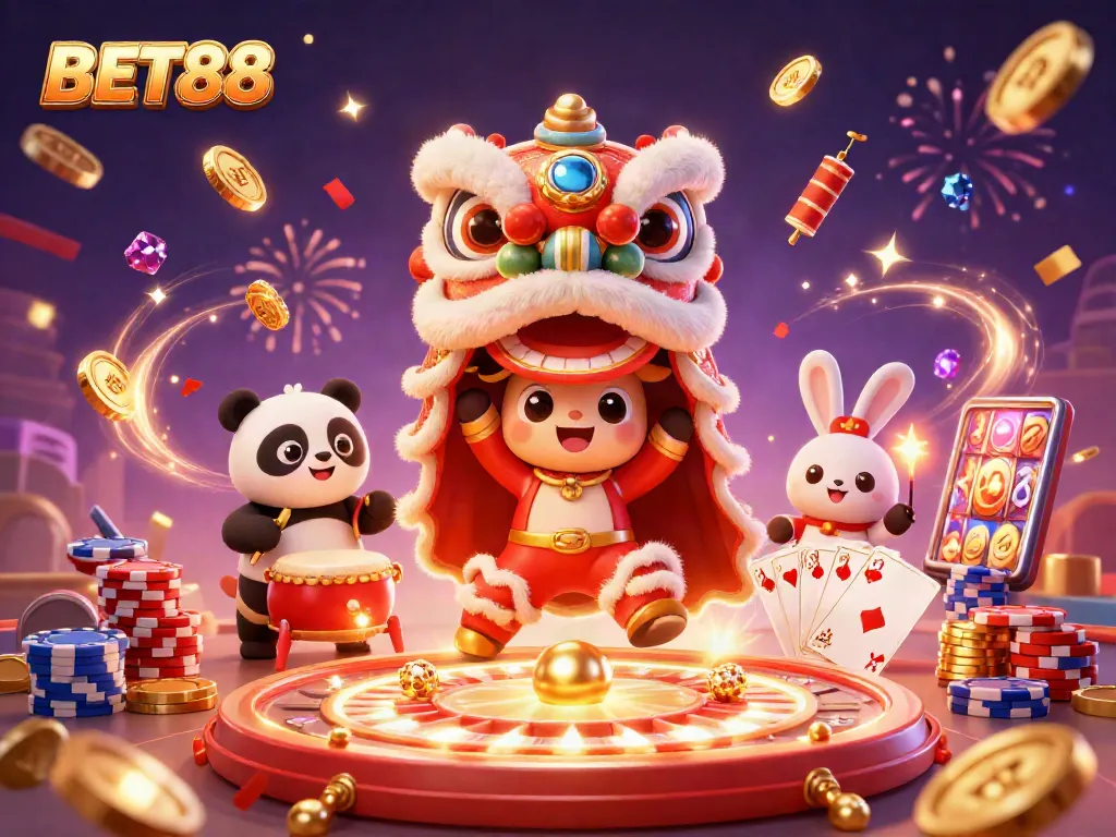 BET88 khám phá sòng bạc rực rỡ với hoạt hình độc đáo và nhiều trò chơi hấp dẫn.