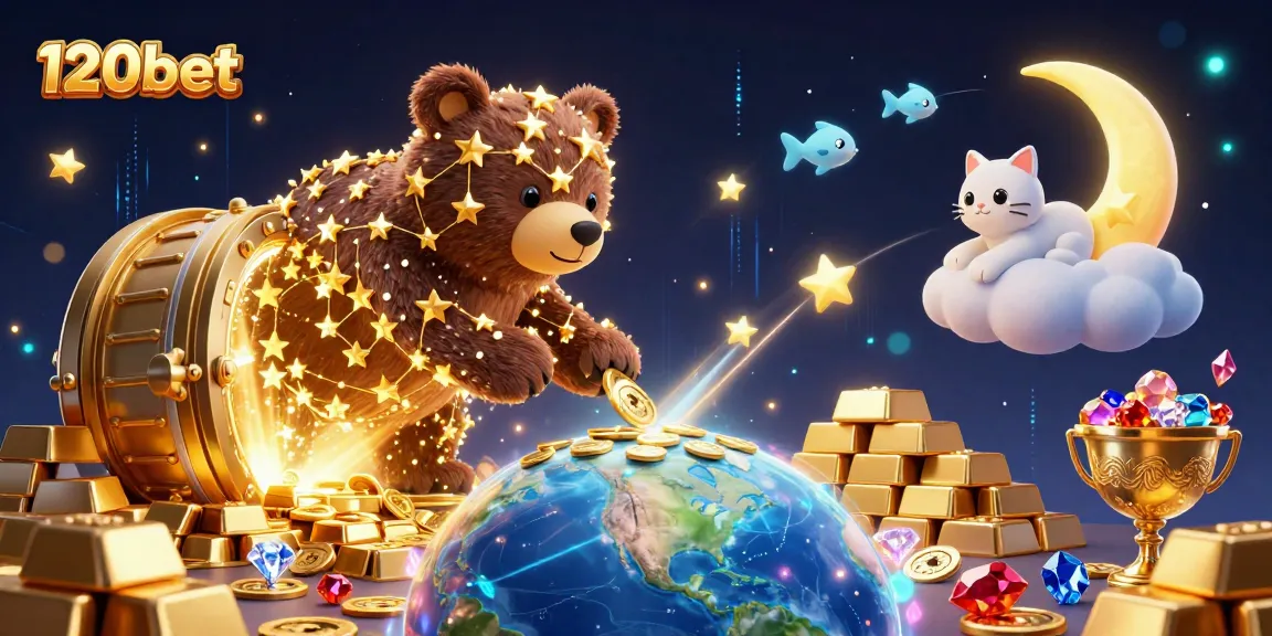 Experience the thrill of 120bet gaming with a treasure vault bursting with riches and vibrant characters.