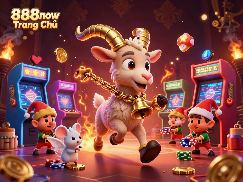 Experience the excitement of gambling with 888now Trang Chủ as the festive Krampus goat runs a spooktacular casino.