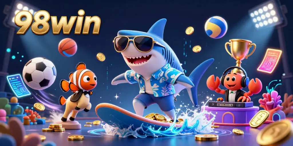 Engage in thrilling action at 98win with vibrant gaming energy and sports dynamic visuals.