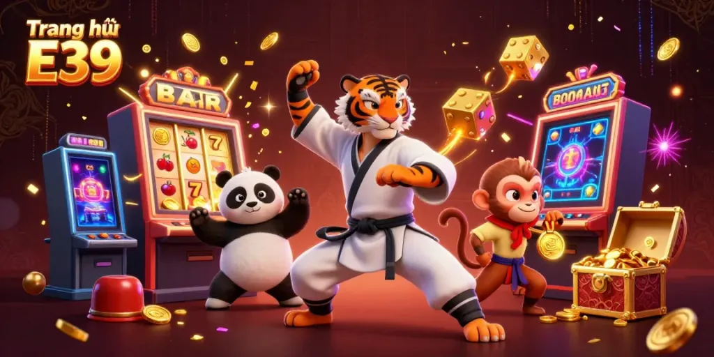 Khám phá Trang chủ E39 với sảnh game đa dạng và chất lượng hình ảnh 3D sống động.