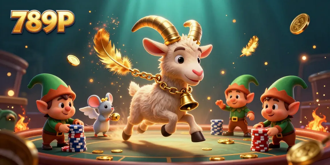 Engage in thrilling play at 789P casino as gremlins steal chips amidst lively action.