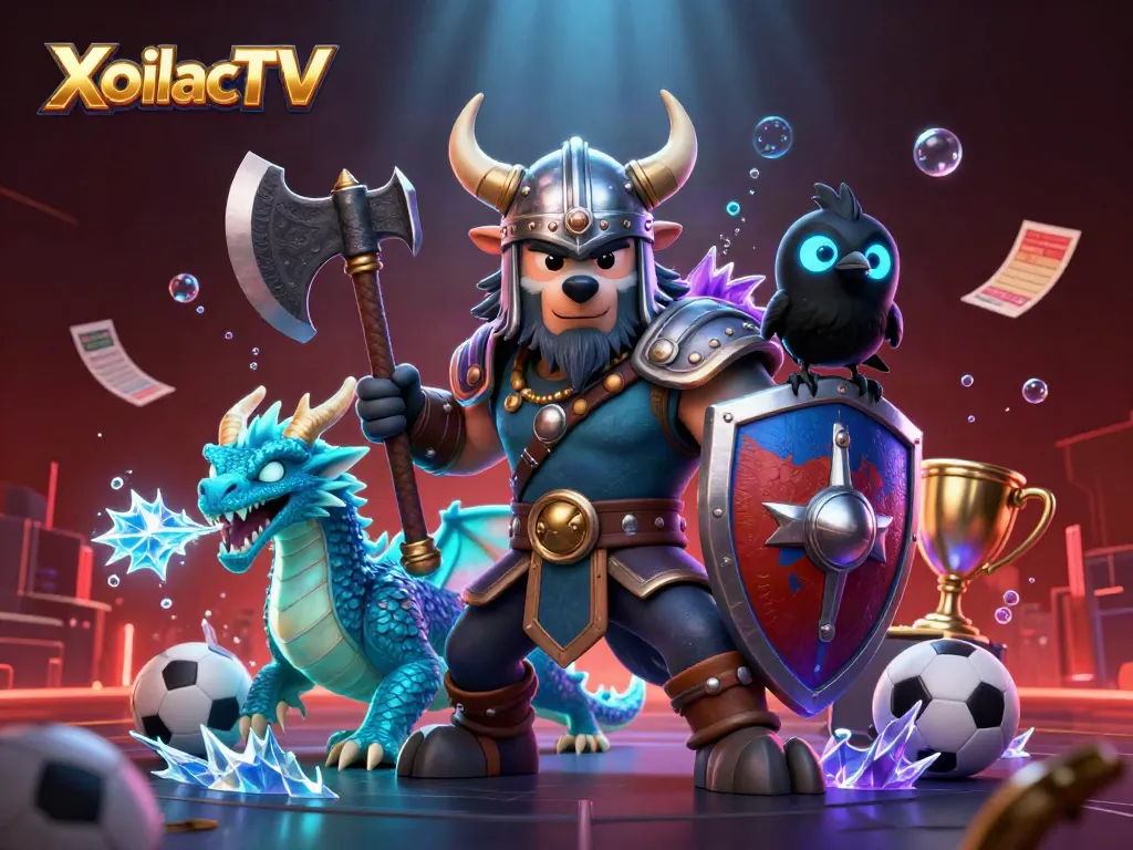 XoilacTV delivers high-stakes excitement with dynamic sports betting characters and immersive details.
